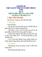 Lịch sử lớp 10 Bài 21 docx