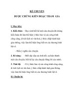 KỂ CHUYỆN ĐƯỢC CHỨNG KIẾN HOẶC THAM GIA doc