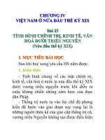 Lịch sử lớp 10 Bài 25 potx