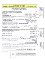 Hướng dẫn ghi phiếu DKDT 1
