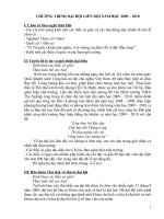 Nội dung chương trình đại hội