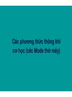 Máy thở và các phương thức thông khí cơ học (Phần 4) pot