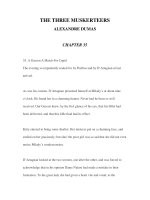 LUYỆN ĐỌC ANH NGỮ QUA CÁC TÁC PHẨM VĂN HỌC-THE THREE MUSKERTEERS ALEXANDRE DUMAS CHAPTER 35 ppsx