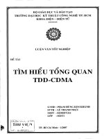 Tìm hiểu tổng quan TDD CDMA