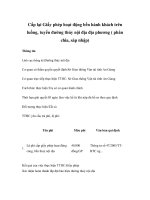 Cấp lại Giấy phép hoạt động bến hành khách trên luồng, tuyến đường thủy nội địa địa phương ( phân chia, sáp nhập) ppsx