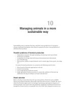 SUSTAINABLE AGRICULTURE 2nd Edition - Part 10 pps