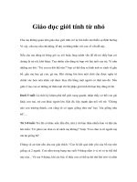 Cha mẹ và sự phát triển của bé - Phần 5 pps