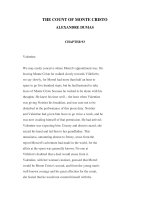 LUYỆN ĐỌC TIẾNG ANH QUA CÁC TÁC PHẨM VĂN HỌC -THE COUNT OF MONTE CRISTO ALEXANDRE DUMAS CHAPTER 93 pptx