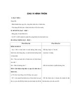 Giáo án Toán lớp 5 - CHU VI HÌNH TRÒN doc