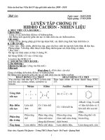 Tiết 51 : LUYỆN TẬP CHƯƠNG IV