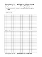 Đề Thi GK II - TV lớp 1