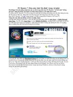 PC Booster 7: Đưa máy tính lên đỉnh trong vài phút ppsx
