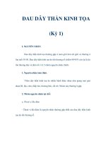 ÐAU DÂY THẦN KINH TỌA (Kỳ 1) pptx