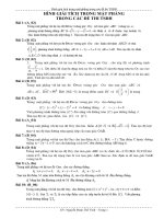 HINH HOC PHANG TRONG DE THI DH