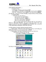 Cài đặt mạng doc