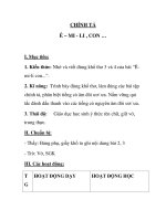 CHÍNH TẢ Ê – MI - LI , CON … potx