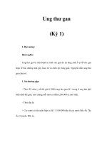 Ung thư gan (Kỳ 1) ppt