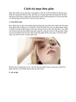 Cách trị mụn đơn giản pdf