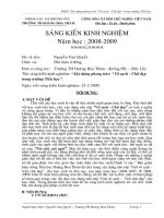 SKKN Xây dựng trường vở sạchy chữ đẹp