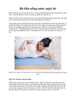Bà bầu uống nước ngày hè pdf