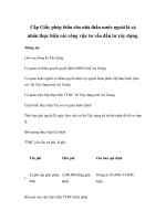 Cấp Giấy phép thầu cho nhà thầu nước ngoài là cá nhân thực hiện các công việc tư vấn đầu tư xây dựng ppsx