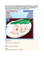 Cung cấp cá cờ kiếm