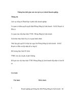 Thông báo thời gian mở cửa tại trụ sở chính Doanh nghiệp. pdf