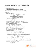 tính toán động học hệ dẫn động, chương 1 docx