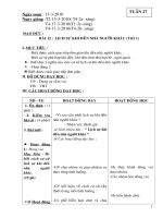 Giao an mon Dao Duc+TN&XH+thu cong+tu hoc+sh ngoai khoa