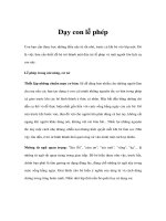 Dạy con lễ phép pps