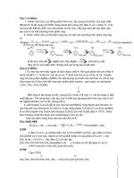 Tài Liệu ôn thi HSG tỉnh hóa hữu cơ-Hoàng Nhâm
