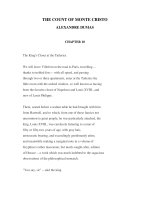 THE COUNT OF MONTE CRISTO ALEXANDRE DUMAS CHAPTER 10 docx