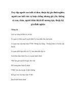 Trợ cấp người cao tuổi cô đơn, thuộc hộ gia đình nghèo; người cao tuổi còn vợ hoặc chồng nhưng già yếu, không có con, cháu, người thân thích để nương tựa, thuộc hộ gia đình nghèo pot