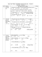 Trắc nghiệm Toán 9-ph 1