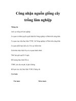 Công nhận nguồn giống cây trồng lâm nghiệp docx