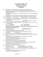 ÔN LUYỆN ĐẠI HỌC