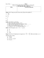 Kiem tra trac nghiem So hoc 6-Mo rong khai niem phan so