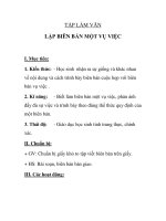 TẬP LÀM VĂN LẬP BIÊN BẢN MỘT VỤ VIỆC doc