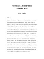 LUYỆN ĐỌC ANH NGỮ QUA CÁC TÁC PHẨM VĂN HỌC-THE THREE MUSKERTEERS ALEXANDRE DUMAS CHAPTER 49 docx