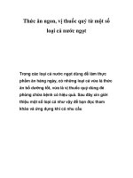 Thức ăn ngon, vị thuốc quý từ một số loại cá nước ngọt doc