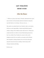 LUYỆN ĐỌC TIẾNG ANH QUA CÁC TÁC PHẨM VĂN HỌC – LEV TOLSTOY- SHORT STORY 5 docx