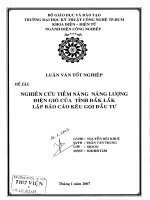 Nghiên cứu tiềm năng năng lượng điện gió của tỉnh Đắklắk lập báo cáo kêu gọi đầu tư