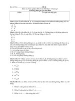 Kiem tra trac nghiem HH6-Duong thang di qua hai diem