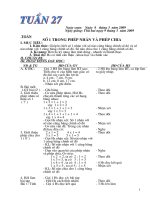 GIAO AN LOP 2 ( TUAN 27-30)