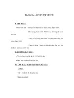 Giáo án Toán lớp 1 - Ôn tập kiếm tra kì 1 ppt