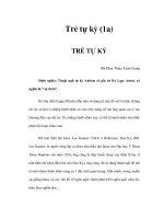 Trẻ tự kỷ (1a) pps