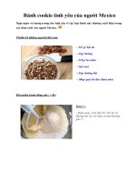 Bánh cookie tình yêu của người Mexico doc