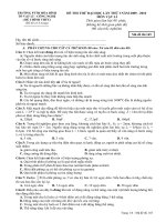 THI THU DH LAN 2 TRUONG PTTH HOA BINH