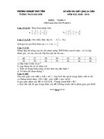 Đề kiểm tra 24 tuàn