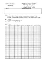 de thi hoc sinh gioi truong